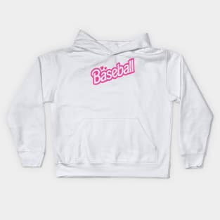 Baseball Barbie Kids Hoodie